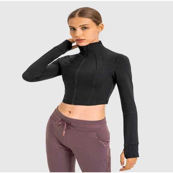 womens yoga jacket zipper closure stand collar elastic athletica slim fitness gym clothes outfit windproof warm leirunningwzfn, Gray
womens yoga jacket zipper closure stand collar elastic athletica slim fitness gym clothes outfit windproof warm leirunningwzfn, Gray