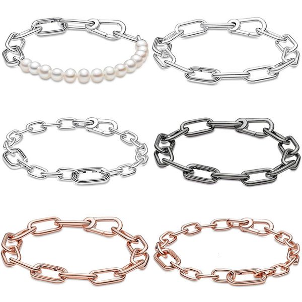 bangle original 925 sterling silver rose me freshwater cultured pearl link chain bracelet for bead charm diy jewelry 230216, Black
bangle original 925 sterling silver rose me freshwater cultured pearl link chain bracelet for bead charm diy jewelry 230216, Black