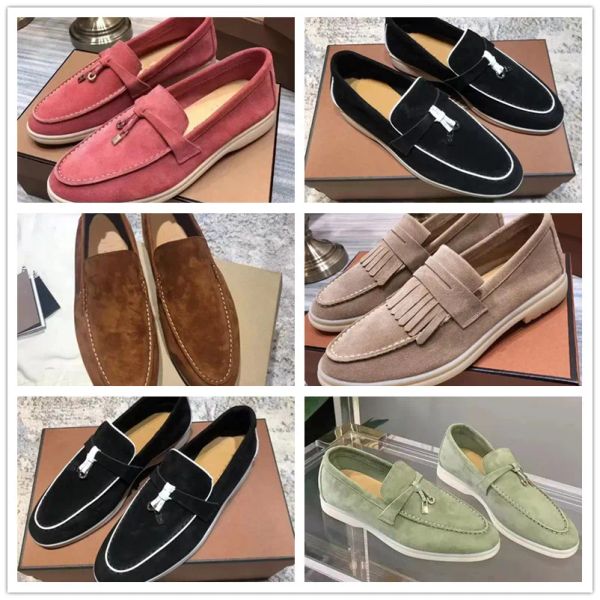 loro piana leather new season suede mens women casual walking shoes sneakers punching tassels lock designer flats leisure dress shoe officia, Black
loro piana leather new season suede mens women casual walking shoes sneakers punching tassels lock designer flats leisure dress shoe officia, Black