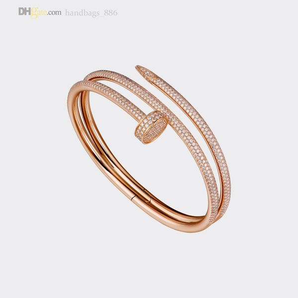 designer bracelet nail bracelet mens bangle women bracelets diamond-pave 2.0 rose gold luxury jewelry titanium steel gold-plated never fade, Black
designer bracelet nail bracelet mens bangle women bracelets diamond-pave 2.0 rose gold luxury jewelry titanium steel gold-plated never fade, Black