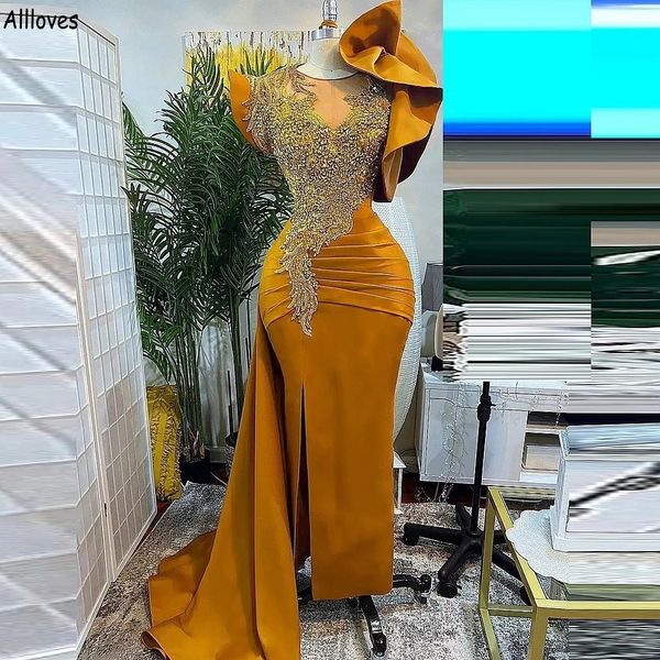 gorgeous crystals beading mermaid evening dresses for women gold satin arabic aso ebi ruffles flare sleeves pleated party prom gowns peplum, Black;red
gorgeous crystals beading mermaid evening dresses for women gold satin arabic aso ebi ruffles flare sleeves pleated party prom gowns peplum, Black;red