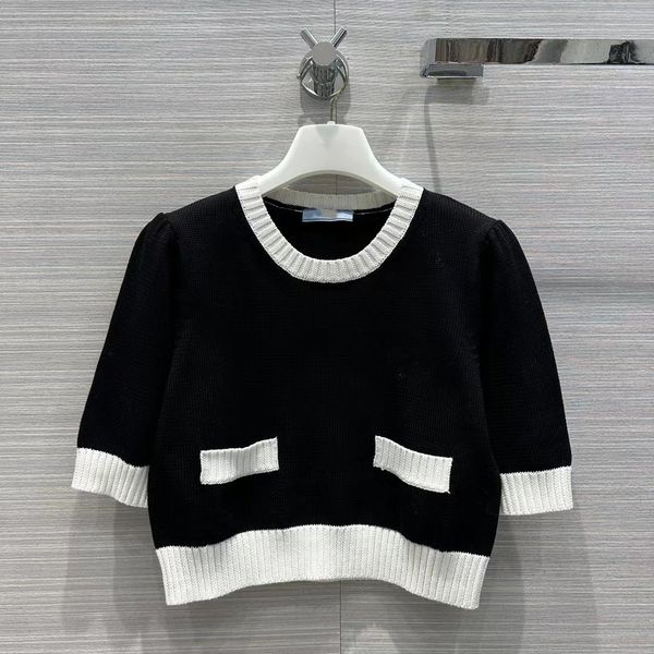 women's knits & tees 2023 spring summer o neck short sleeve high end jacquard pullovers women's designer sweater 0217-5, White
women's knits & tees 2023 spring summer o neck short sleeve high end jacquard pullovers women's designer sweater 0217-5, White