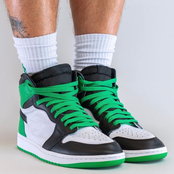 jumpman 1 high og lucky green basketball shoes 1s black white men women trainers sports sneakers quality dz5485-031
jumpman 1 high og lucky green basketball shoes 1s black white men women trainers sports sneakers quality dz5485-031