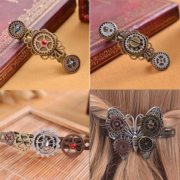 creative new hair clip wholesale steampunk gear alloy spring clips 12pcs/lot women jewelry, Golden;silver
creative new hair clip wholesale steampunk gear alloy spring clips 12pcs/lot women jewelry, Golden;silver
