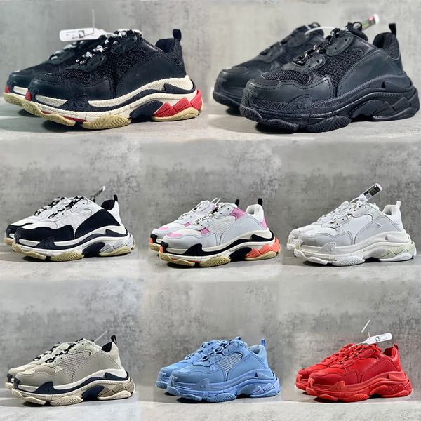 designer womens mens casual shoe 17fw triple s black and red vanilla white powder blue rice purple light mens sport trainer sneakers
designer womens mens casual shoe 17fw triple s black and red vanilla white powder blue rice purple light mens sport trainer sneakers