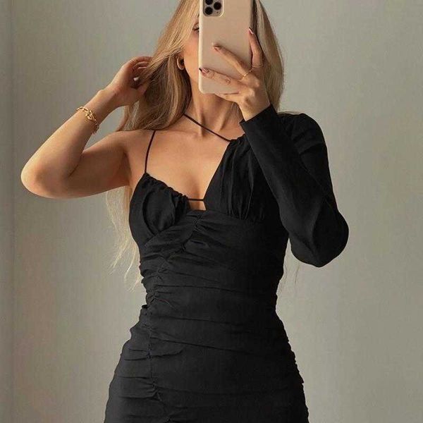 casual dresses 2022 summer black irregular oneshoulder longsleeved suspender dress elegant dresses for women party evening dresses y2k z0216, Black;gray
casual dresses 2022 summer black irregular oneshoulder longsleeved suspender dress elegant dresses for women party evening dresses y2k z0216, Black;gray