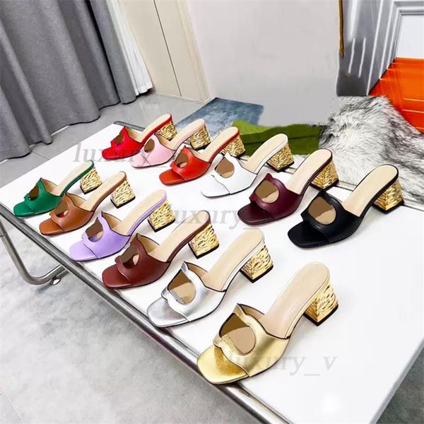 designer women slippers golden hammer heels chunky high heel leather hollow out mid heel sandals luxury summer outdoor beach flip flops, Black
designer women slippers golden hammer heels chunky high heel leather hollow out mid heel sandals luxury summer outdoor beach flip flops, Black