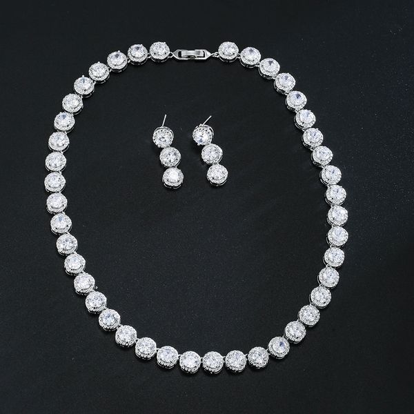 wedding jewelry sets emmaya bridal party necklace and earring female elegant choice fine set delicate aaa zirconia ornament 230216, Slivery;golden
wedding jewelry sets emmaya bridal party necklace and earring female elegant choice fine set delicate aaa zirconia ornament 230216, Slivery;golden