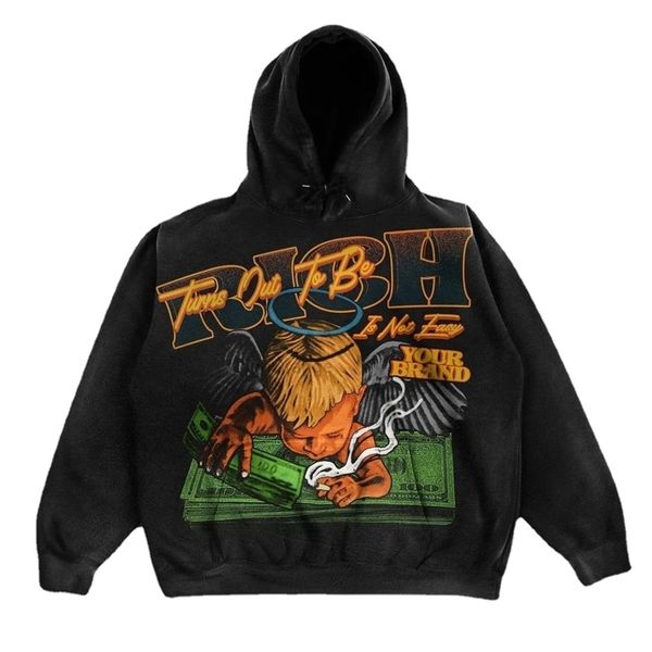 mens hoodies sweatshirts retro streetwear winged kids letter print hoodie casual oversized fall winter 230216, Black
mens hoodies sweatshirts retro streetwear winged kids letter print hoodie casual oversized fall winter 230216, Black