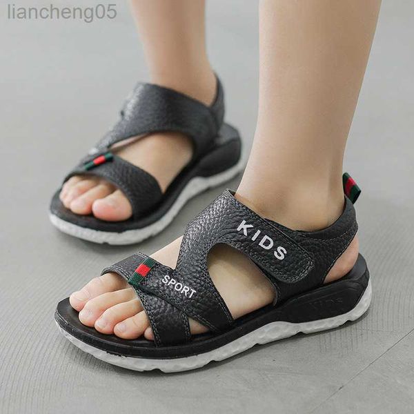 sandals children shoes 2022 summer new fashion boy's geniune leather sandals soft bottom non-slip casual children's beach sandals, Black;red
sandals children shoes 2022 summer new fashion boy's geniune leather sandals soft bottom non-slip casual children's beach sandals, Black;red