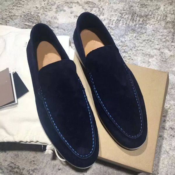 luxury designer loros suede shoes summer charms embellished walk suede loafers couple genuine mens womens leather casual slip on flats for m, Black
luxury designer loros suede shoes summer charms embellished walk suede loafers couple genuine mens womens leather casual slip on flats for m, Black