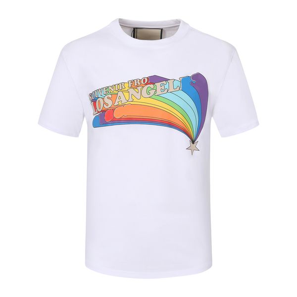 designer men's t shirt women's fashion letter rainbow 3d tees summer couple street polo short sleeve casual asian size m-3xl, White;black
designer men's t shirt women's fashion letter rainbow 3d tees summer couple street polo short sleeve casual asian size m-3xl, White;black