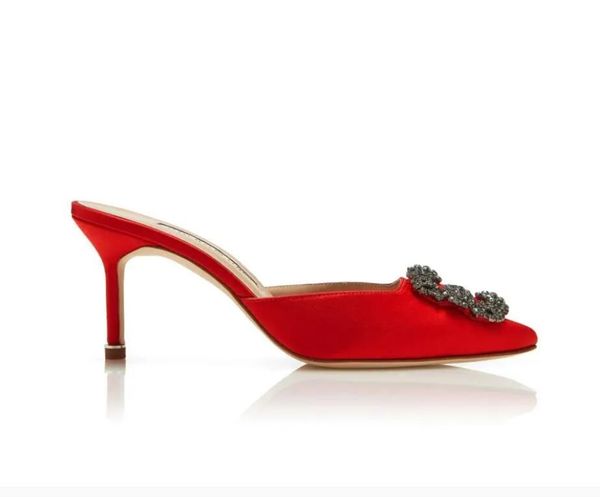 fashion women's sandal pump dress shoes high heels manolos-blahniks low heel hangisimu satin jewel buckle mules slide red sandals shoe, Black
fashion women's sandal pump dress shoes high heels manolos-blahniks low heel hangisimu satin jewel buckle mules slide red sandals shoe, Black