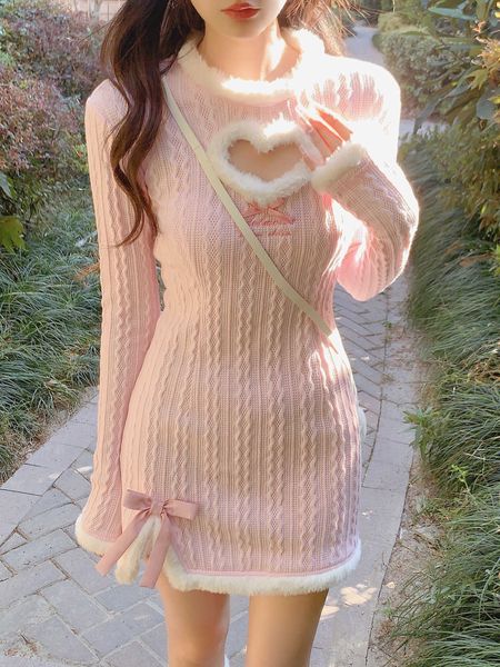 casual dresses pink korean lolita kawaii dress women white japanese sweet cute party mini dress bow bodycon elegant split dress winter 2023, Black;gray
casual dresses pink korean lolita kawaii dress women white japanese sweet cute party mini dress bow bodycon elegant split dress winter 2023, Black;gray