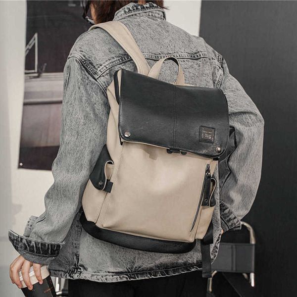 backpack style men's backpack fashion trend young students leisure travel foreskin computer schoolbag 221222
backpack style men's backpack fashion trend young students leisure travel foreskin computer schoolbag 221222