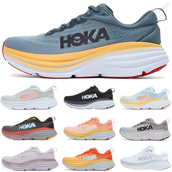2023 designer running shoes hoka one one bondi 8 mens sneaker black white lilac marble shell coral peach parfait goblin blue summer song lux
2023 designer running shoes hoka one one bondi 8 mens sneaker black white lilac marble shell coral peach parfait goblin blue summer song lux