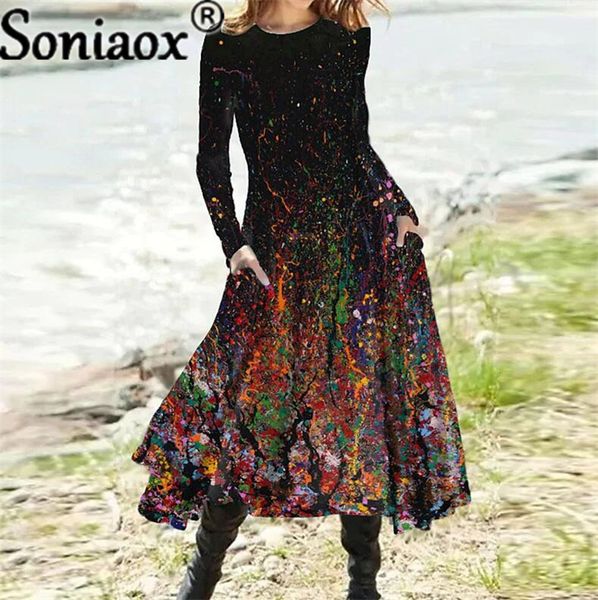 casual dresses vintage boho gradient printed midi long dress autumn winter elegant high waist pocket sleeve a-line female street 5 230217, Black;gray
casual dresses vintage boho gradient printed midi long dress autumn winter elegant high waist pocket sleeve a-line female street 5 230217, Black;gray