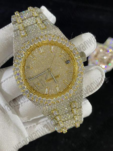 high-end custom diamond watch mosanite watch pass diamond test automatic eta movement 40mm waterproof 904 stainless steel inlaid sapphire gl, Slivery;brown
high-end custom diamond watch mosanite watch pass diamond test automatic eta movement 40mm waterproof 904 stainless steel inlaid sapphire gl, Slivery;brown