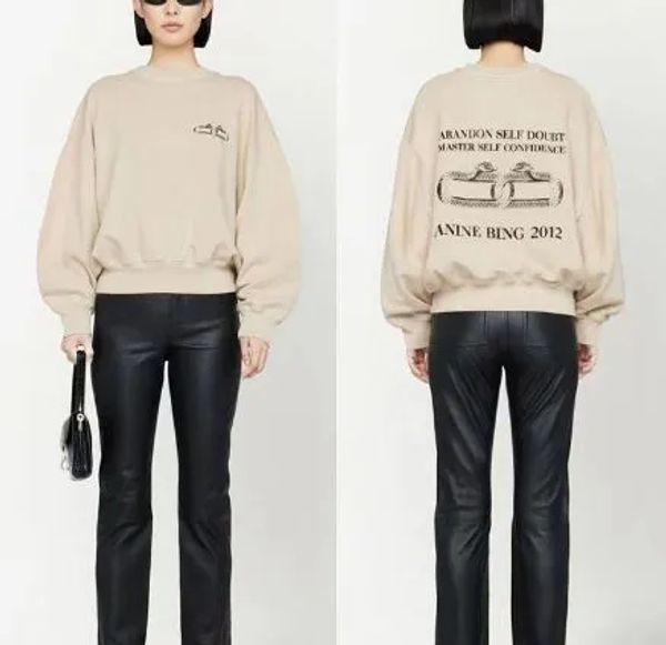 2023 anine bing city women pullover sweatshirt new embroidery letter burst fleece sweater printed wash round neck female cotton ab hoodie 11, Black
2023 anine bing city women pullover sweatshirt new embroidery letter burst fleece sweater printed wash round neck female cotton ab hoodie 11, Black