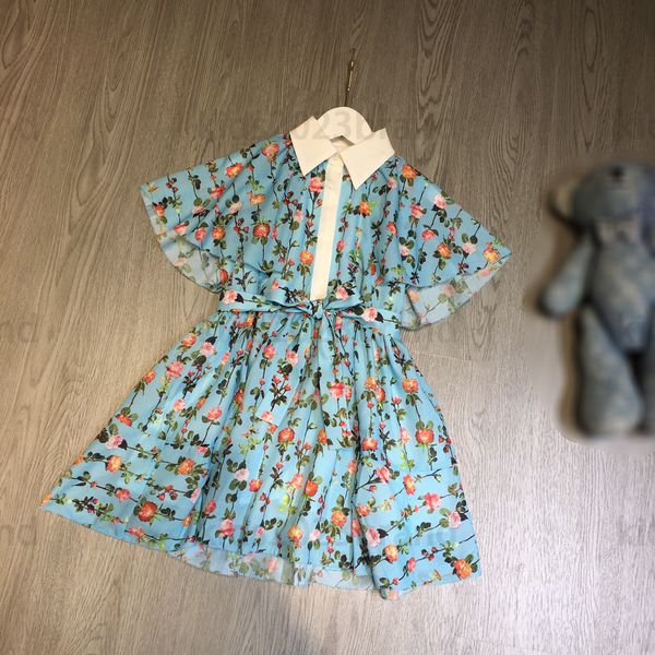 blue cloak chiffon dresses rose print skirt high-end girls dresses summer princess dress brand designer kids pleated dress for girl 90-160cm, Red;yellow
blue cloak chiffon dresses rose print skirt high-end girls dresses summer princess dress brand designer kids pleated dress for girl 90-160cm, Red;yellow