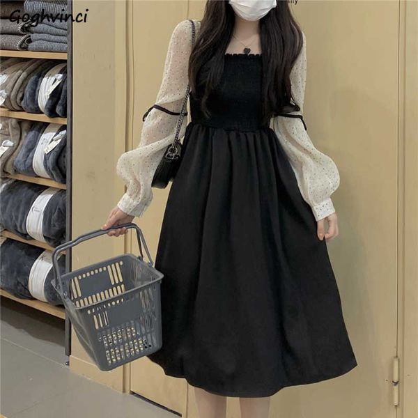 casual dresses long sleeve dress women square collar dot patchwork elegant mid-calf casual fashion autumn popular female ulzzang streetwear, Black;gray
casual dresses long sleeve dress women square collar dot patchwork elegant mid-calf casual fashion autumn popular female ulzzang streetwear, Black;gray