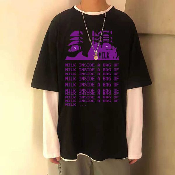 men's t-shirts men women cool oversized graphic short sleeve fashion t shirt milk inside a bag of milk tshirt anime eyes print tshirt j, White;black
men's t-shirts men women cool oversized graphic short sleeve fashion t shirt milk inside a bag of milk tshirt anime eyes print tshirt j, White;black