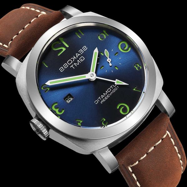 wrist watch 10bar gmt diving automatic mechanical men 1963 seagull 2557 movement super luminous calendar sapphire wristwatch, Slivery;black
wrist watch 10bar gmt diving automatic mechanical men 1963 seagull 2557 movement super luminous calendar sapphire wristwatch, Slivery;black