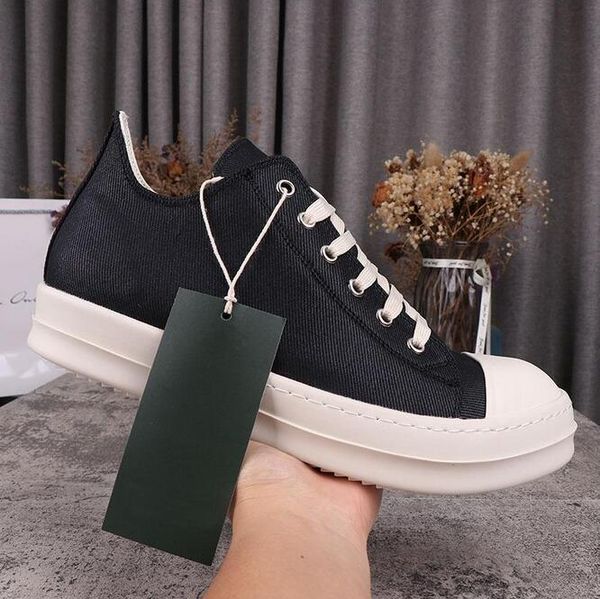 owens rubber canvas shoes sneakers designer high street rick original low-cut men's lovers shoes lace-up men's casual shoes solid, Black
owens rubber canvas shoes sneakers designer high street rick original low-cut men's lovers shoes lace-up men's casual shoes solid, Black
