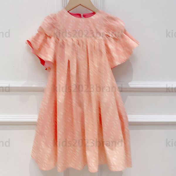 pink satin dresses 2023ss petal sleeve skirt high-end girls dresses summer princess dress brand designer kids pleated dress for girl 90-160c, Red;yellow
pink satin dresses 2023ss petal sleeve skirt high-end girls dresses summer princess dress brand designer kids pleated dress for girl 90-160c, Red;yellow