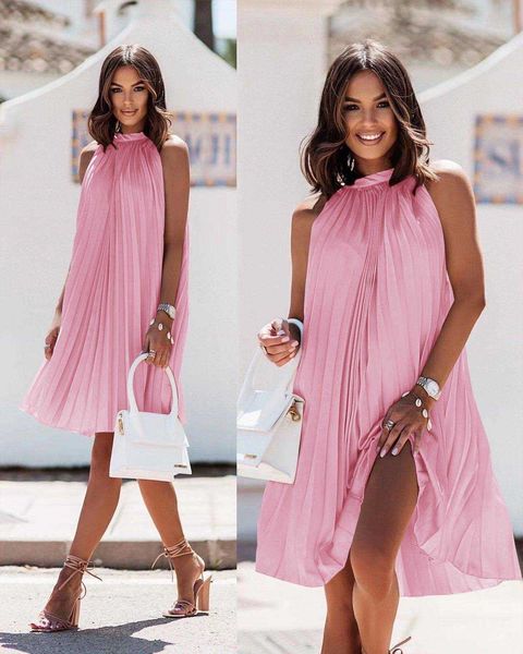 casual dresses women black blue summer dress 2022 polyester sleeveless oneck casual loose dress female street white dress vestidos z0216, Black;gray
casual dresses women black blue summer dress 2022 polyester sleeveless oneck casual loose dress female street white dress vestidos z0216, Black;gray