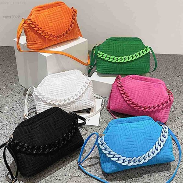 2022 candy color towel fabric pouch cloud bag women shoulder bag luxury brands acrylic chains handbags clip shell crossbody bags
2022 candy color towel fabric pouch cloud bag women shoulder bag luxury brands acrylic chains handbags clip shell crossbody bags