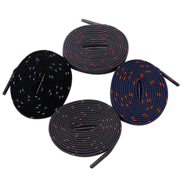 a pair of dark laces two-color speckled striped laces men's and women's casual sneakers customizable 8mm laces ing, White;pink
a pair of dark laces two-color speckled striped laces men's and women's casual sneakers customizable 8mm laces ing, White;pink