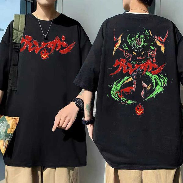 men's t-shirts anime tengen a gurren lagann vintage tshirt crewneck oversize tee men women manga graphic tshirt cotton t shirt j230217, White;black
men's t-shirts anime tengen a gurren lagann vintage tshirt crewneck oversize tee men women manga graphic tshirt cotton t shirt j230217, White;black