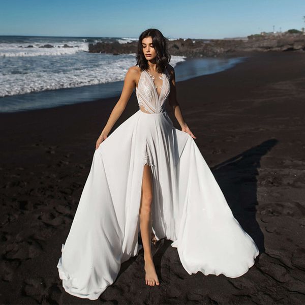 party dresses simple wedding backless v neck appliques beach bride gowns for women sleeveless sweep train a line vestido de noiva 230217, White;black
party dresses simple wedding backless v neck appliques beach bride gowns for women sleeveless sweep train a line vestido de noiva 230217, White;black