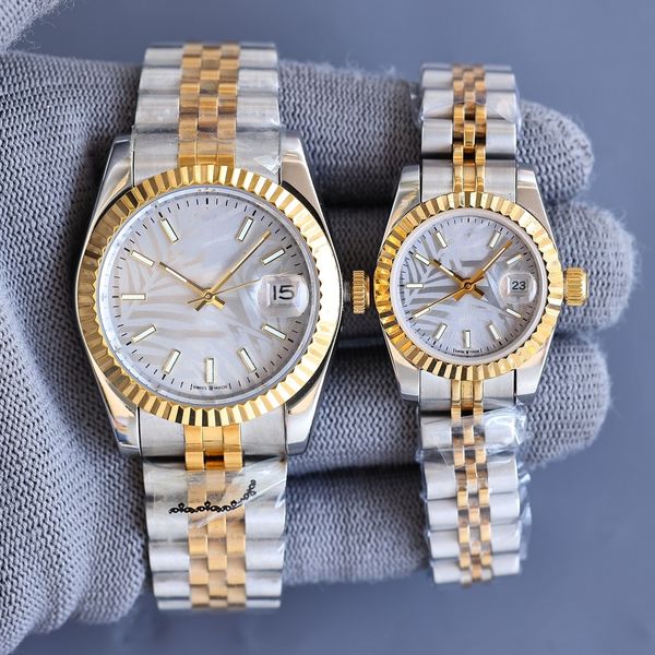 aaa luxury designer couple watch automatic 36mm28mm dial 904l stainless steel fashion classic style luminous sapphire log series, Slivery;brown
aaa luxury designer couple watch automatic 36mm28mm dial 904l stainless steel fashion classic style luminous sapphire log series, Slivery;brown