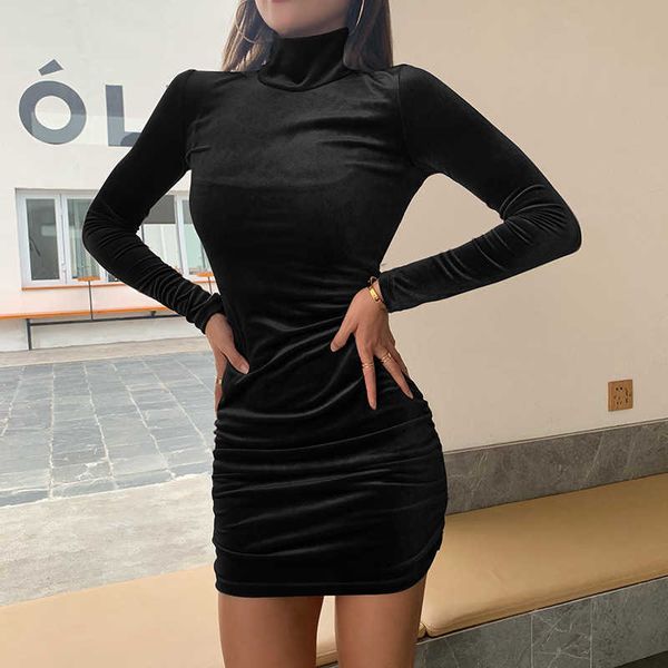 casual dresses yl solid turtleneck bodycon velvet mini dress women autumn elegant long sleeve casual party sheath dress z0216, Black;gray
casual dresses yl solid turtleneck bodycon velvet mini dress women autumn elegant long sleeve casual party sheath dress z0216, Black;gray