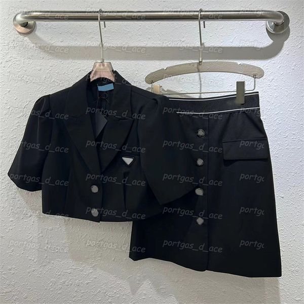vintage women dress blazer set black short sleeve blazers suit skirts summer fashion women formal suit
vintage women dress blazer set black short sleeve blazers suit skirts summer fashion women formal suit