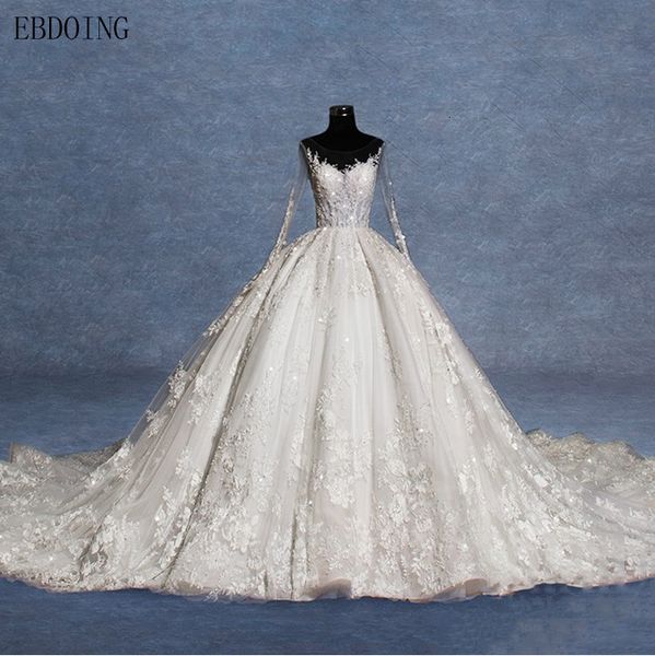party dresses real p o vestidos de novia ball gown wedding dress scoop neckline full sleeve royal train plus size lace bride gowns 230217, White;black
party dresses real p o vestidos de novia ball gown wedding dress scoop neckline full sleeve royal train plus size lace bride gowns 230217, White;black