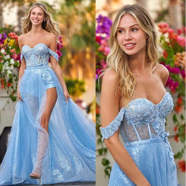 sky blue sequined evening dress off shoulder illusion short sleeve mermaid prom dresses special occasion robe gowns, Black;red
sky blue sequined evening dress off shoulder illusion short sleeve mermaid prom dresses special occasion robe gowns, Black;red