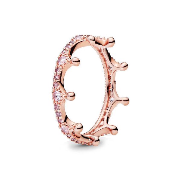 rose gold pink sparkling crown ring for pandora 925 sterling silver wedding jewelry for women cz diamond girlfriend gift designer rings with, Slivery;golden
rose gold pink sparkling crown ring for pandora 925 sterling silver wedding jewelry for women cz diamond girlfriend gift designer rings with, Slivery;golden