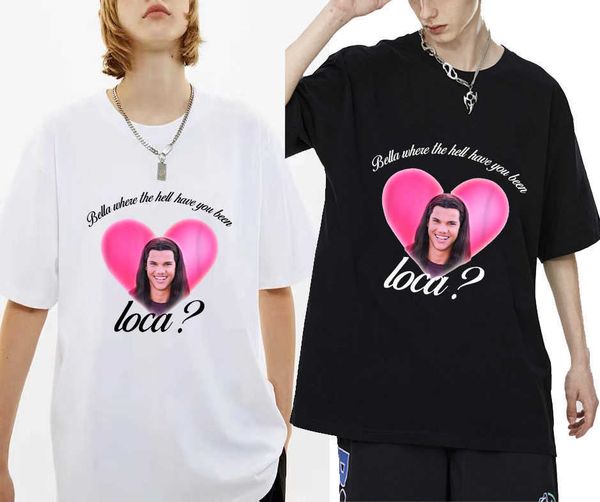 men's t-shirts bella where the hell have you been loca t shirts men women funny street tees oversized europe america trend tshirt summe, White;black
men's t-shirts bella where the hell have you been loca t shirts men women funny street tees oversized europe america trend tshirt summe, White;black