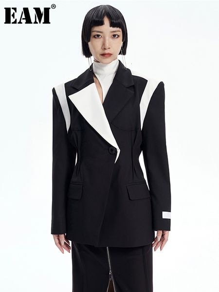 womens suits blazers eam women black colorblock elegant blazer lapel long sleeve loose fit jacket fashion spring autumn 1df0762 230216, White;black
womens suits blazers eam women black colorblock elegant blazer lapel long sleeve loose fit jacket fashion spring autumn 1df0762 230216, White;black