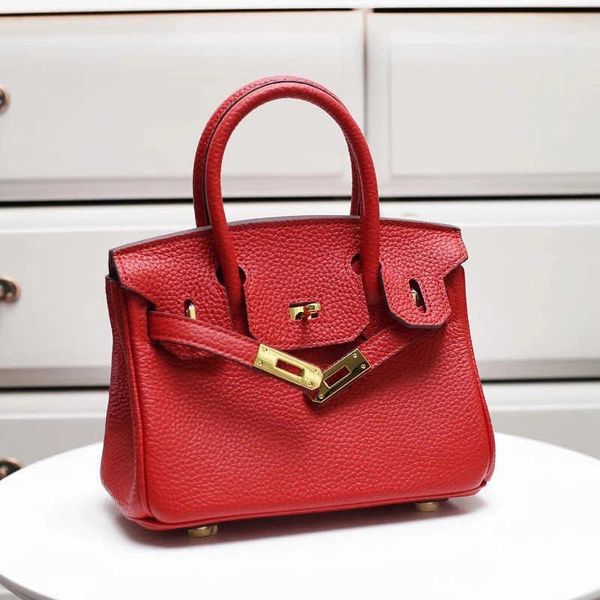 55%off design fashion layer leather bag 20cm fashion messenger bag women's crossbody bags for women