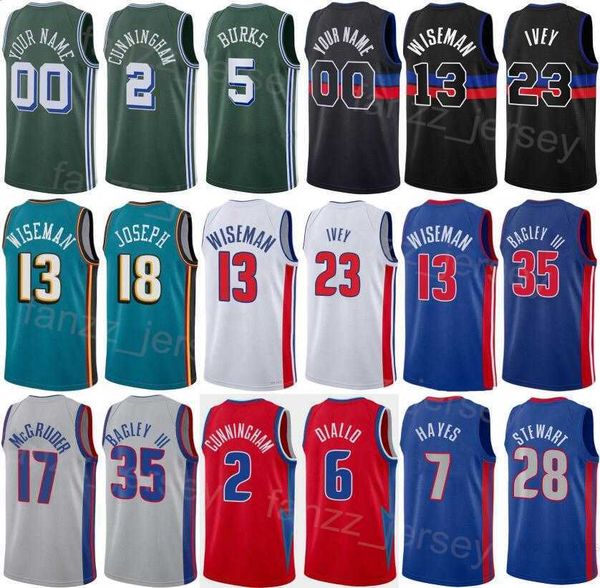 print association basketball james wiseman jersey 13 bojan bogdanovic 44 jaden ivey 23 cade cunningham 2 killian hayes 7 cory joseph 18 isai, Black;red
print association basketball james wiseman jersey 13 bojan bogdanovic 44 jaden ivey 23 cade cunningham 2 killian hayes 7 cory joseph 18 isai, Black;red