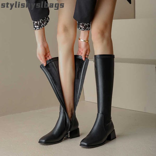 boots new autumn and winter women knee-high boots natural leather 22-25cm cowhide upper knight boots elastic skinny boots 021723h, Black
boots new autumn and winter women knee-high boots natural leather 22-25cm cowhide upper knight boots elastic skinny boots 021723h, Black