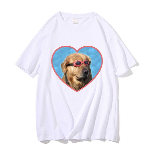 men's t-shirts funny swimmer dog graphic tshirt doggo golden retriever love sunglasses print tshirts men women fashion oversized t shi, White;black
men's t-shirts funny swimmer dog graphic tshirt doggo golden retriever love sunglasses print tshirts men women fashion oversized t shi, White;black