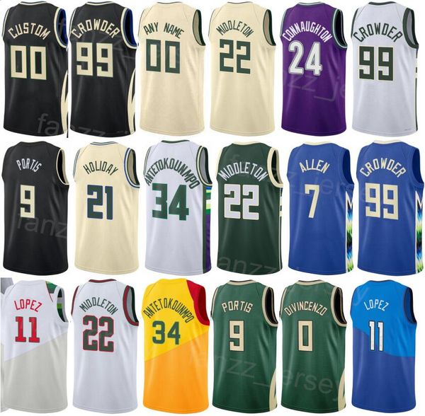 print basketball classic khris middleton jersey 22 giannis antetokounmpo 34 jrue holiday 21 grayson allen 12 pat connaughton 24 brook lopez, Black;red
print basketball classic khris middleton jersey 22 giannis antetokounmpo 34 jrue holiday 21 grayson allen 12 pat connaughton 24 brook lopez, Black;red