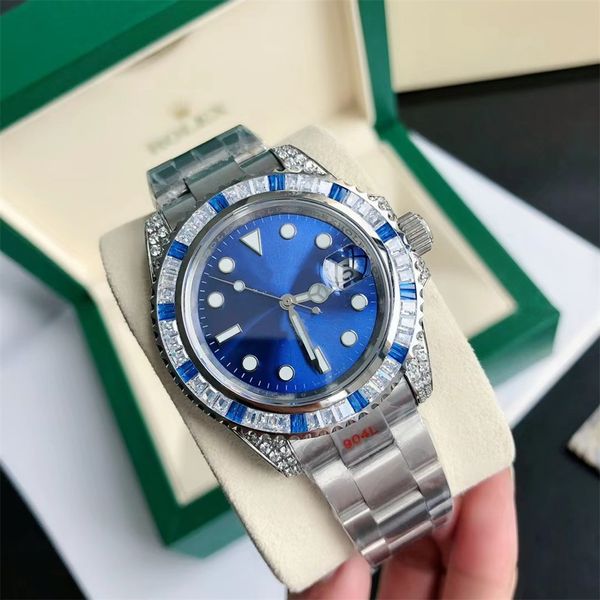 original men's and women's watch automatic mechanical watch 40mm business watch case with diamond watch montre de luxe, Slivery;brown
original men's and women's watch automatic mechanical watch 40mm business watch case with diamond watch montre de luxe, Slivery;brown