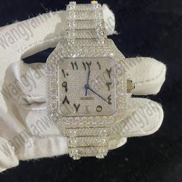 diamond watch mossanstone watch pass diamond test automatic eta movement 40mm waterproof 904 stainless steel inlaid sapphire glass designer, Slivery;brown
diamond watch mossanstone watch pass diamond test automatic eta movement 40mm waterproof 904 stainless steel inlaid sapphire glass designer, Slivery;brown