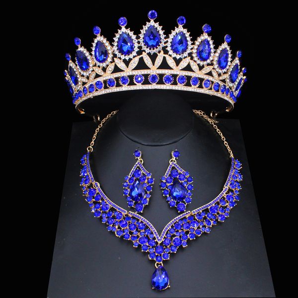 wedding jewelry sets luxury crystal bridal for women girl tiaracrown earrings necklace pageant prom accessories 230216, Slivery;golden
wedding jewelry sets luxury crystal bridal for women girl tiaracrown earrings necklace pageant prom accessories 230216, Slivery;golden